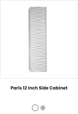 Paris 12 Inch Side Cabinet