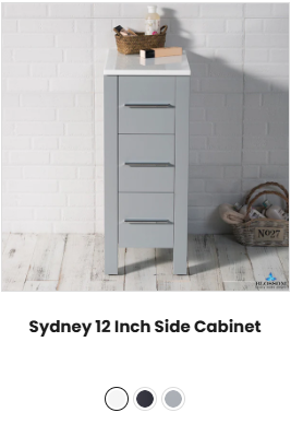 Sydney 12 Inch Side Cabinet