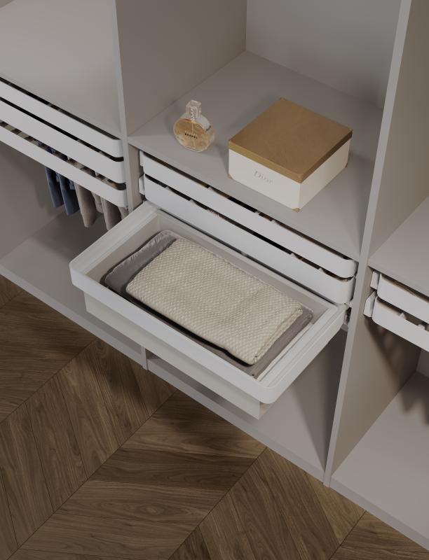 Pull-Out Folding Tray
