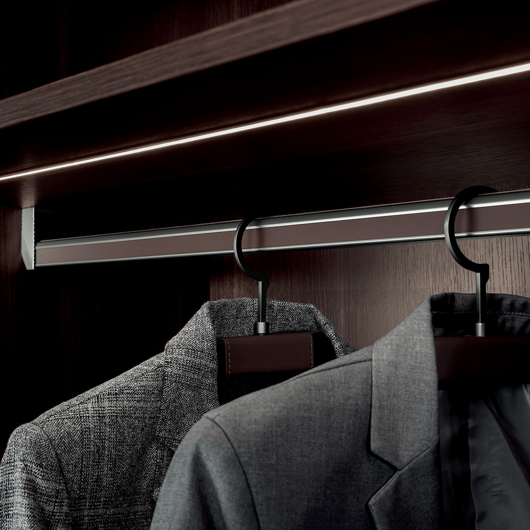 Illuminated Closet Rod