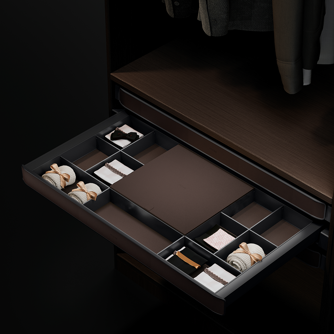 Divided Closet Drawer
