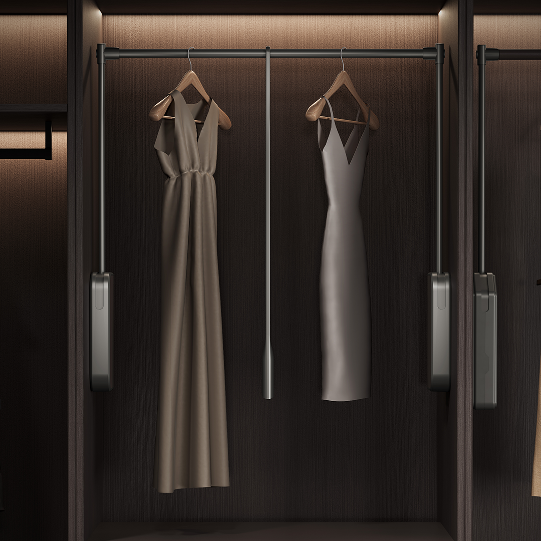 Pull-Down Closet Rod