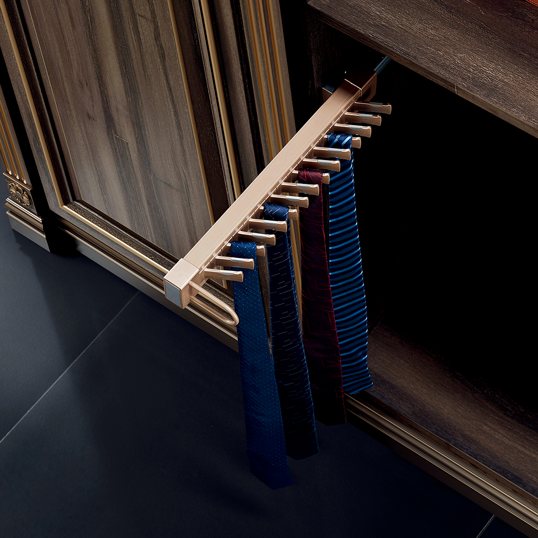 Pull-Out Tie Rack