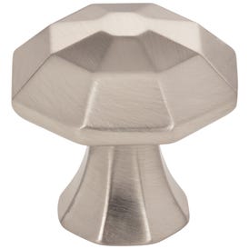 1-1/4" Overall Length Octagonal Wheeler Cabinet Knob