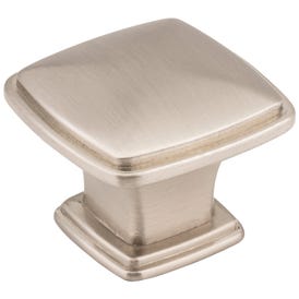 1-1/4" Overall Length Square Milan 1 Cabinet Knob
