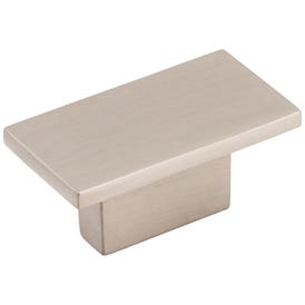 1-9/16" Overall Length (16 mm Center-to-Center) Rectangle Mirada Cabinet Knob