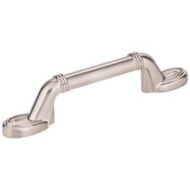 3" Center-to-Center Ringed Detail Vienna Cabinet Pull