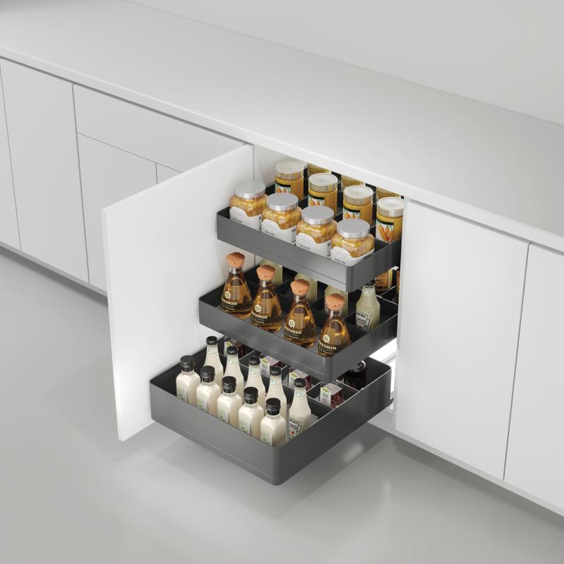 Three-Tier Pantry Pull-Out