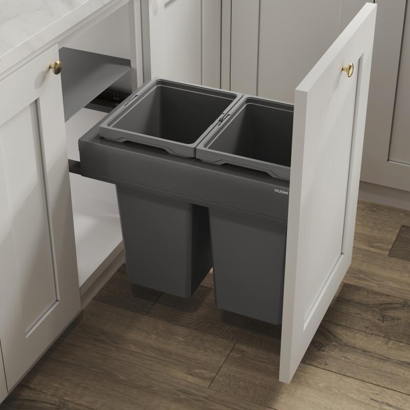 Double Trash Pull-Out Close-Up