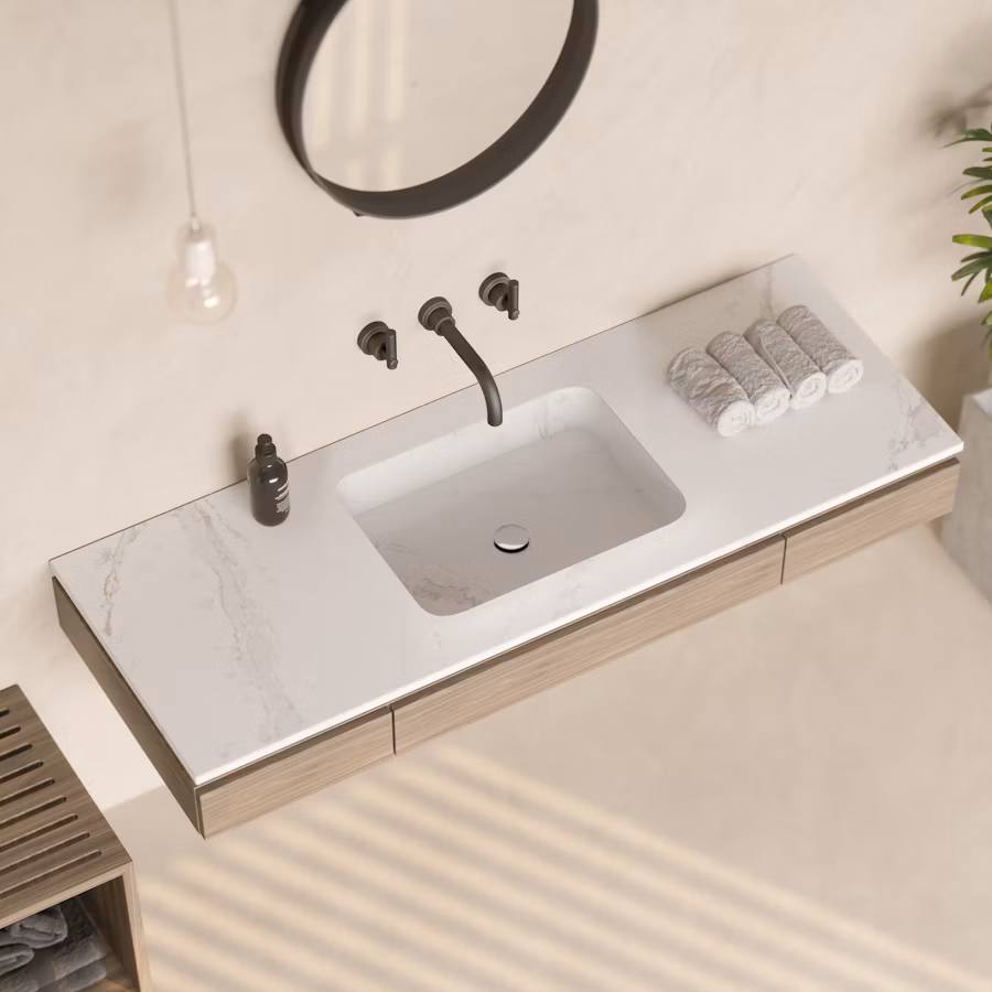 Marie L custom vanity top
