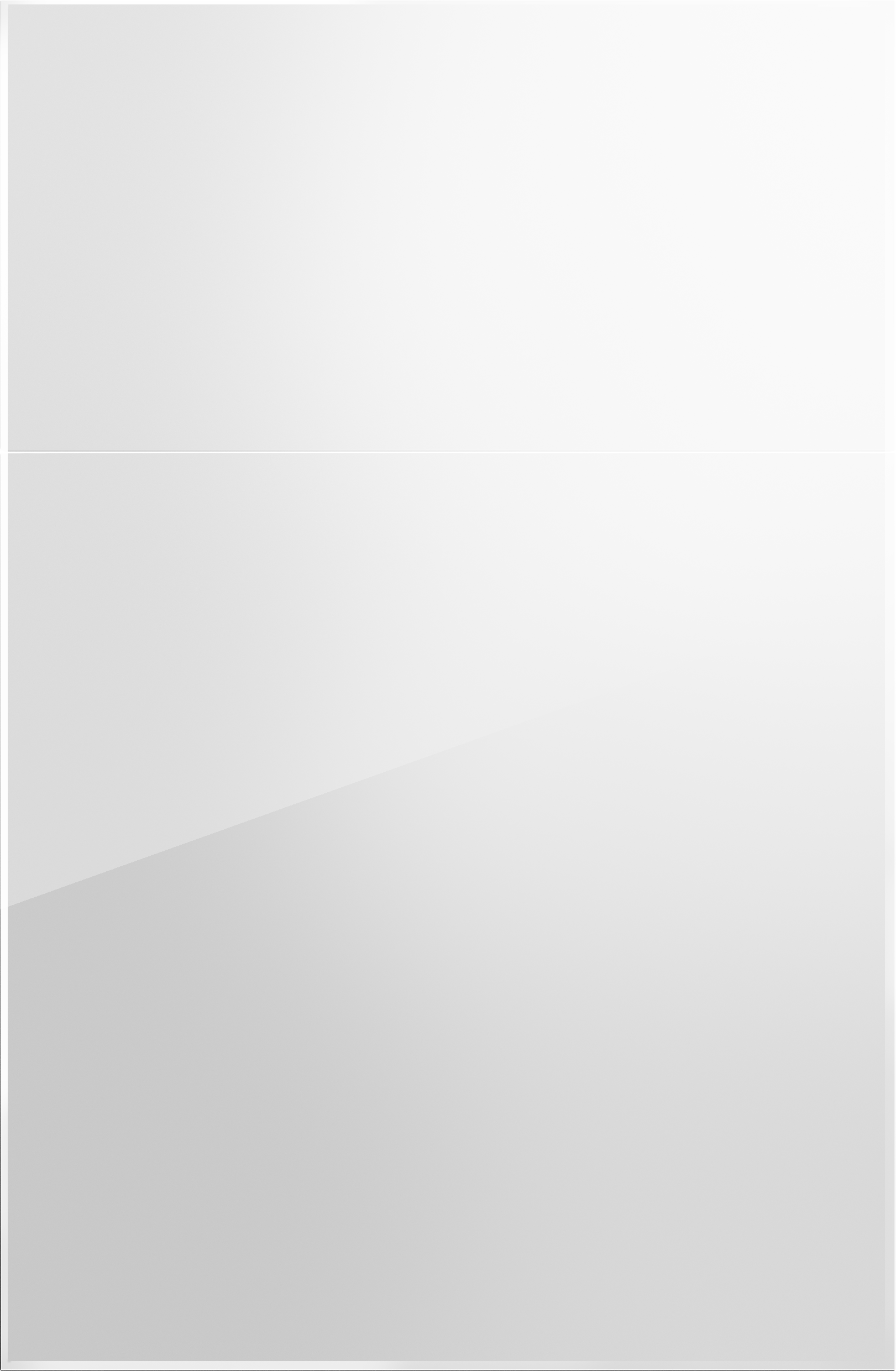 Glossy White — K2 Flat Panel
